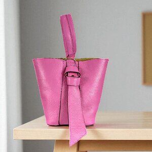 Aida Pink Women’s Designer Handbag – Italian Leather Luxury Purse